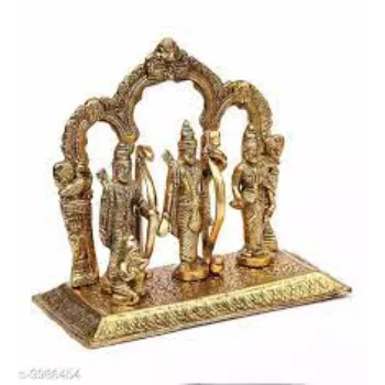 Metal Ram Darbar Murti Lord Ram laxman sita Statue